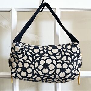 Lisa Lill Studio Floral Tapestry Handbag Boho Shoulder Bag Blue Yellow Purse